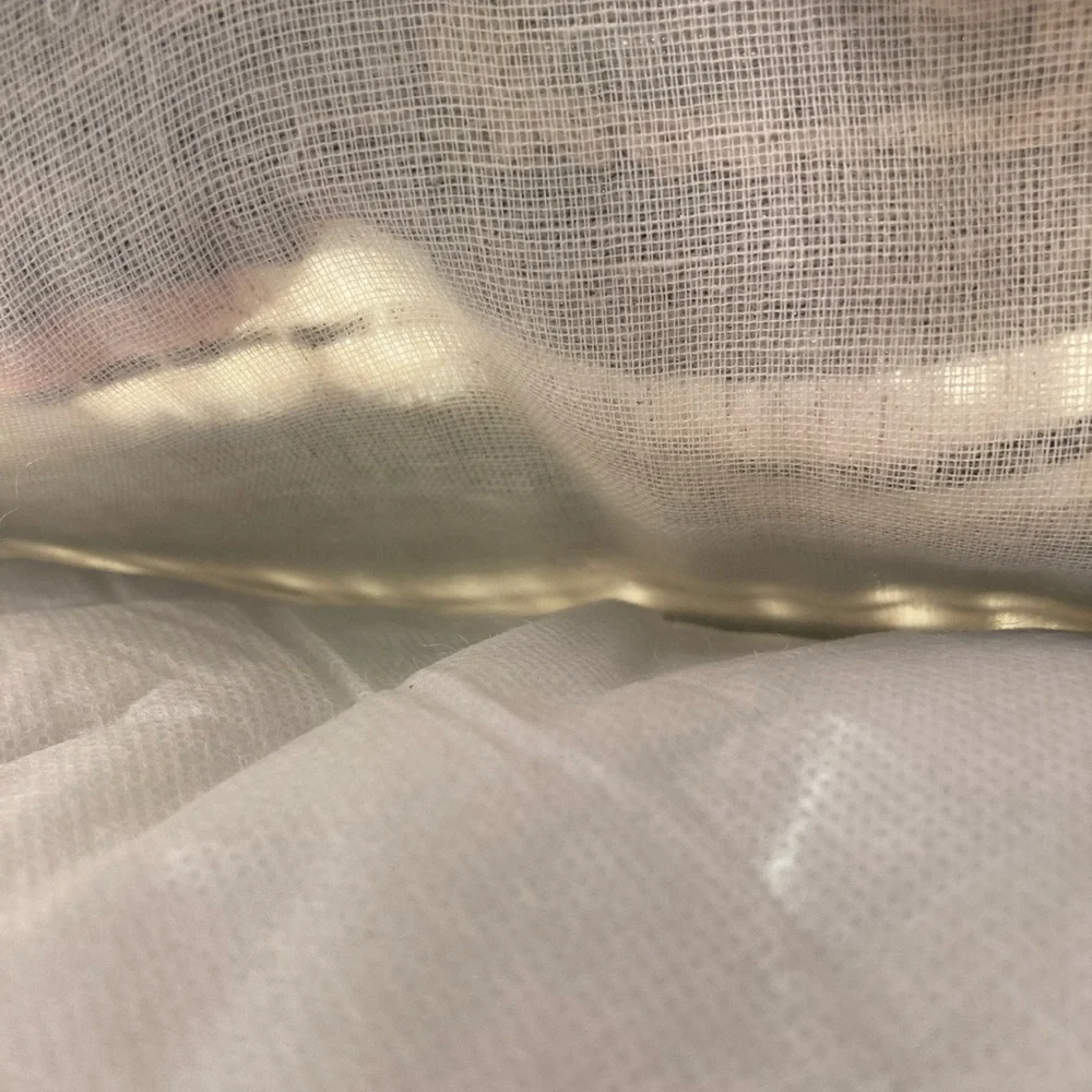 Wavy Patterned Grey and Cream Accent Pillow
